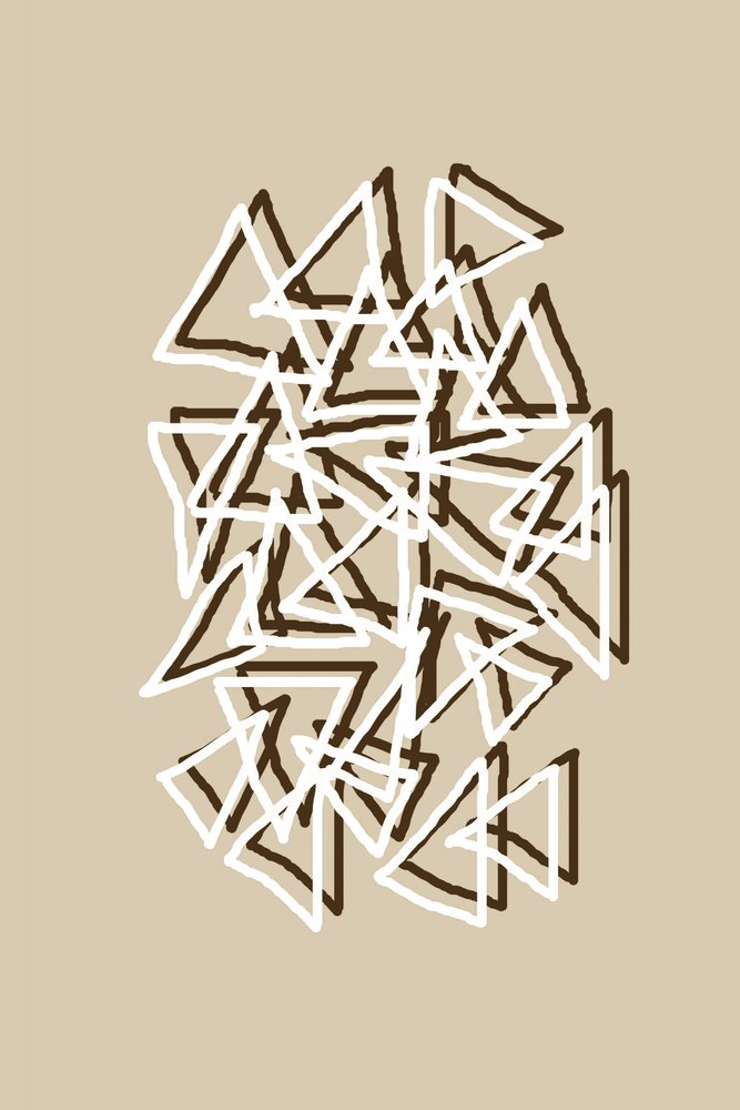 Triangoli geometrici dinamici da Christina Sillen