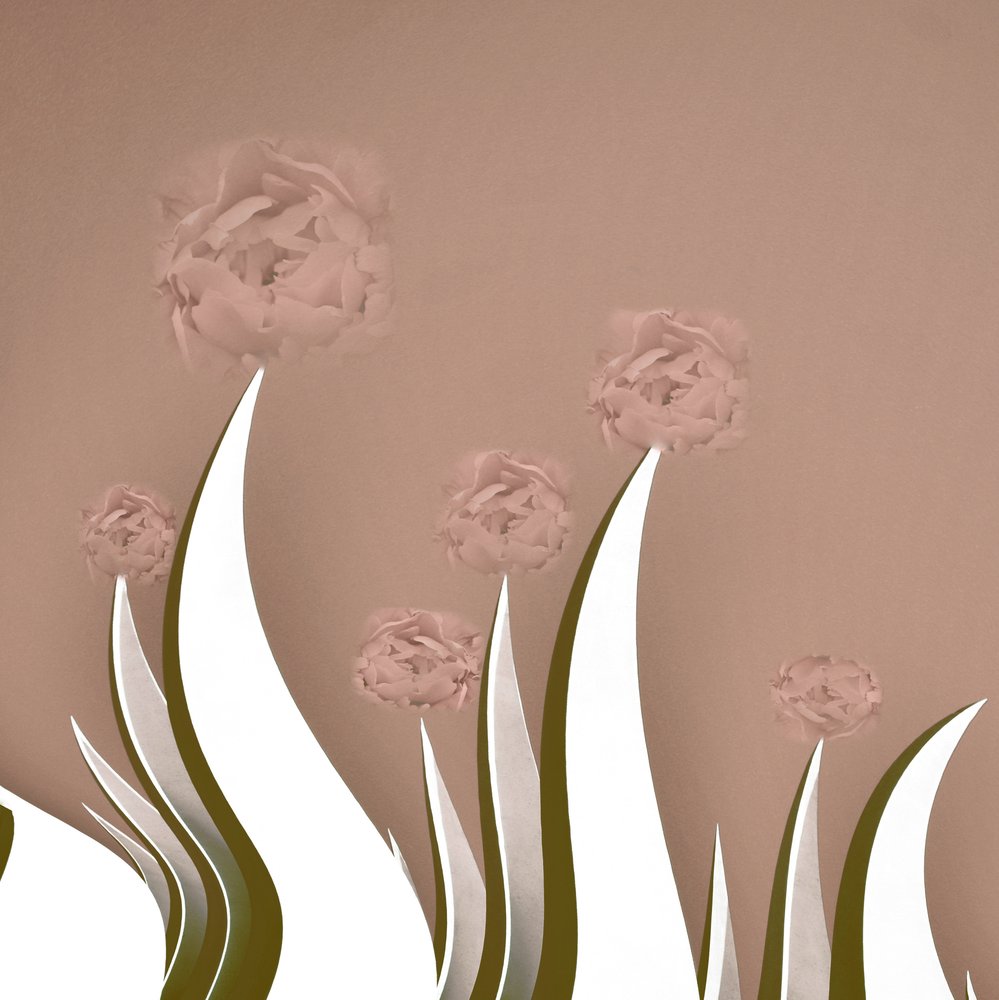 Fiori rosa in stile minimalista da Christina Sillen
