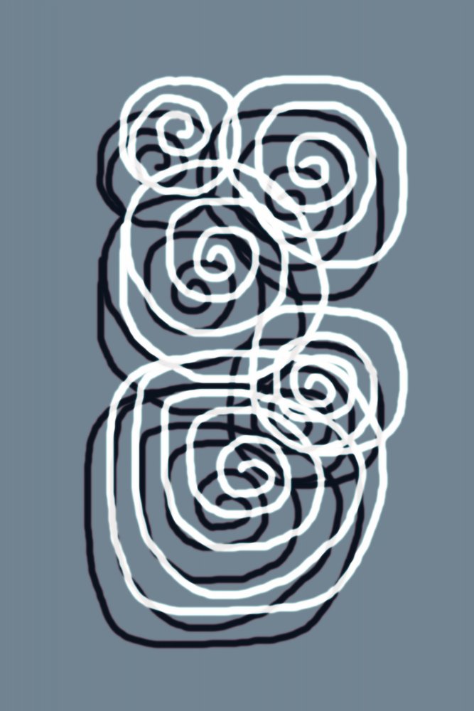 Flusso a spirale sereno da Christina Sillen