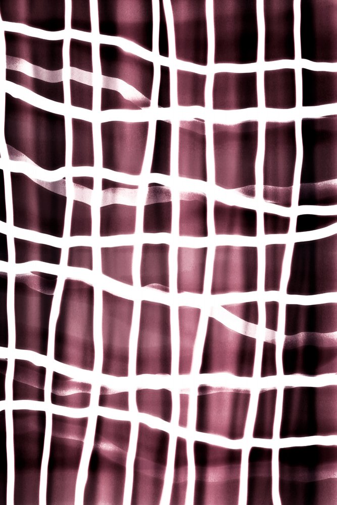 Rete morbida color bordeaux da Christina Sillen