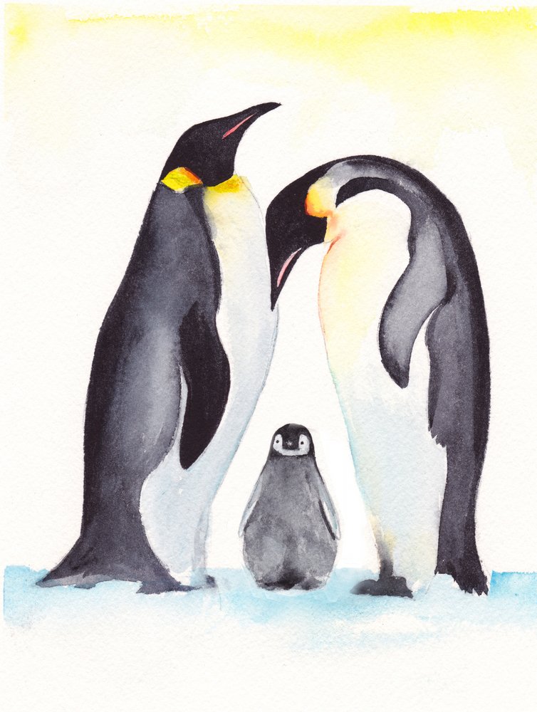 La dolce famiglia dei pinguini da Christine Lindstrom