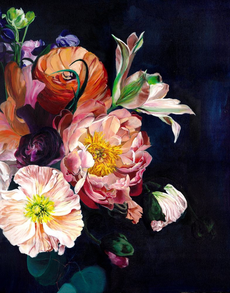Fiori dai colori vivaci e suggestivi da Christine Lindstrom
