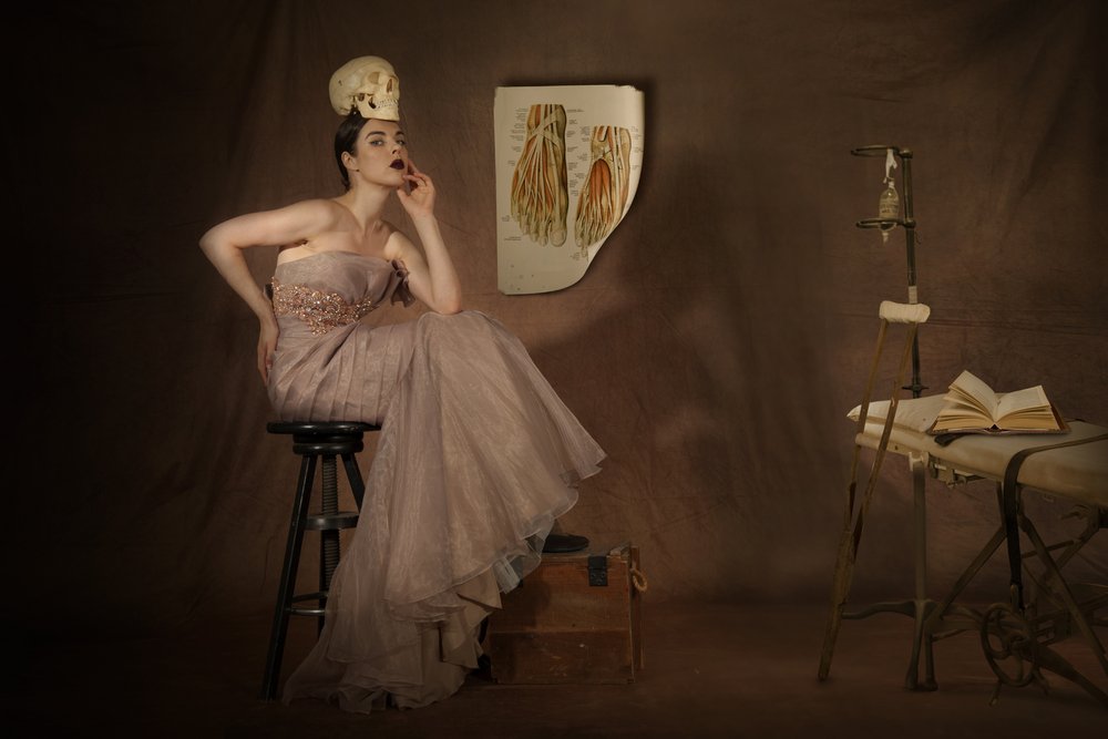 Elegante studio sul teschio da Christine von Diepenbroek
