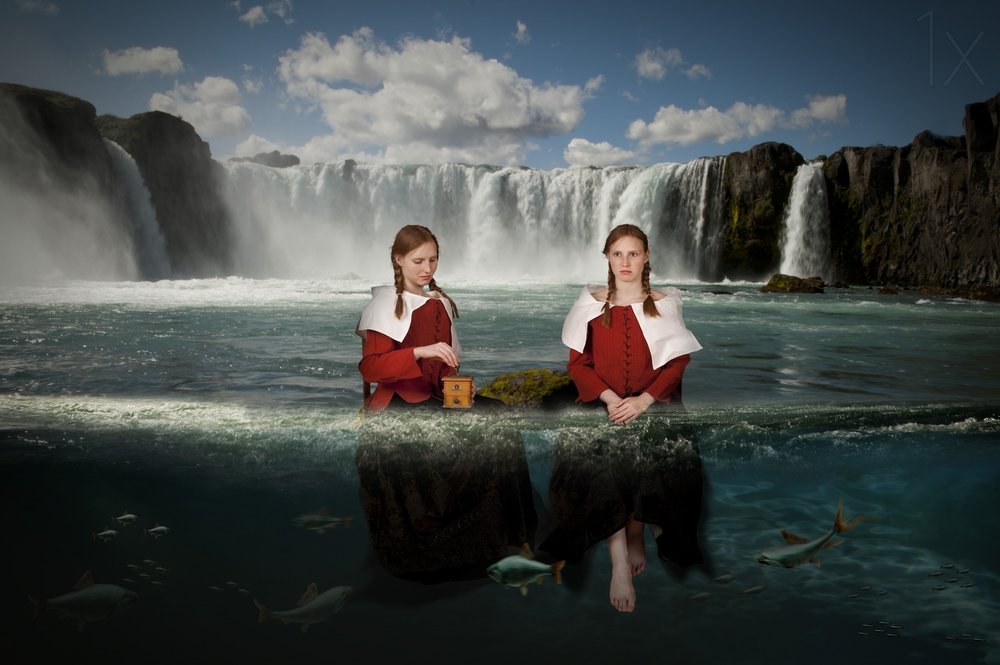 Sirene alla cascata da Christine von Diepenbroek
