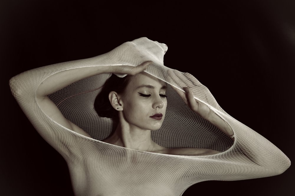 Ritratto sensuale in rete da Christine von Diepenbroek