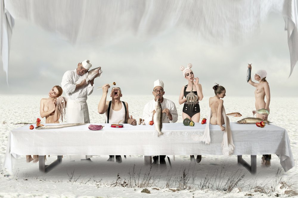 Una cena surreale da Christine von Diepenbroek