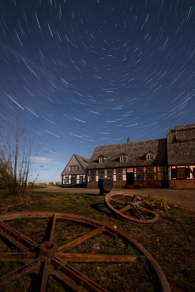 Star Trails Country Home da Christoph Schaarschmidt