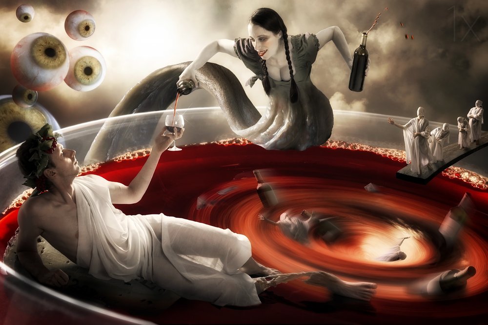 Fantasy al vino scuro da Christophe Kiciak