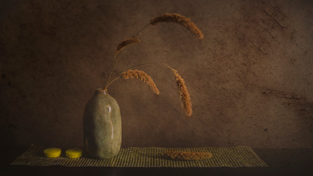 Natura morta botanica minimalista da Cicek Kiral