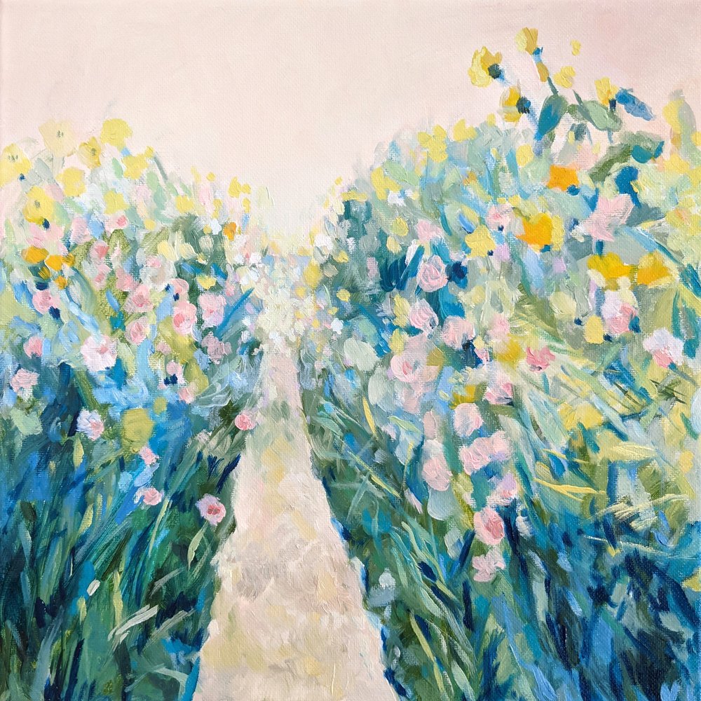 Sentiero colorato nel giardino da Claire Whitehead