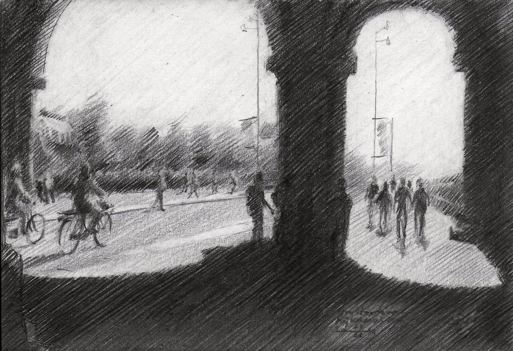 Scena urbana con archi da Corné Akkers