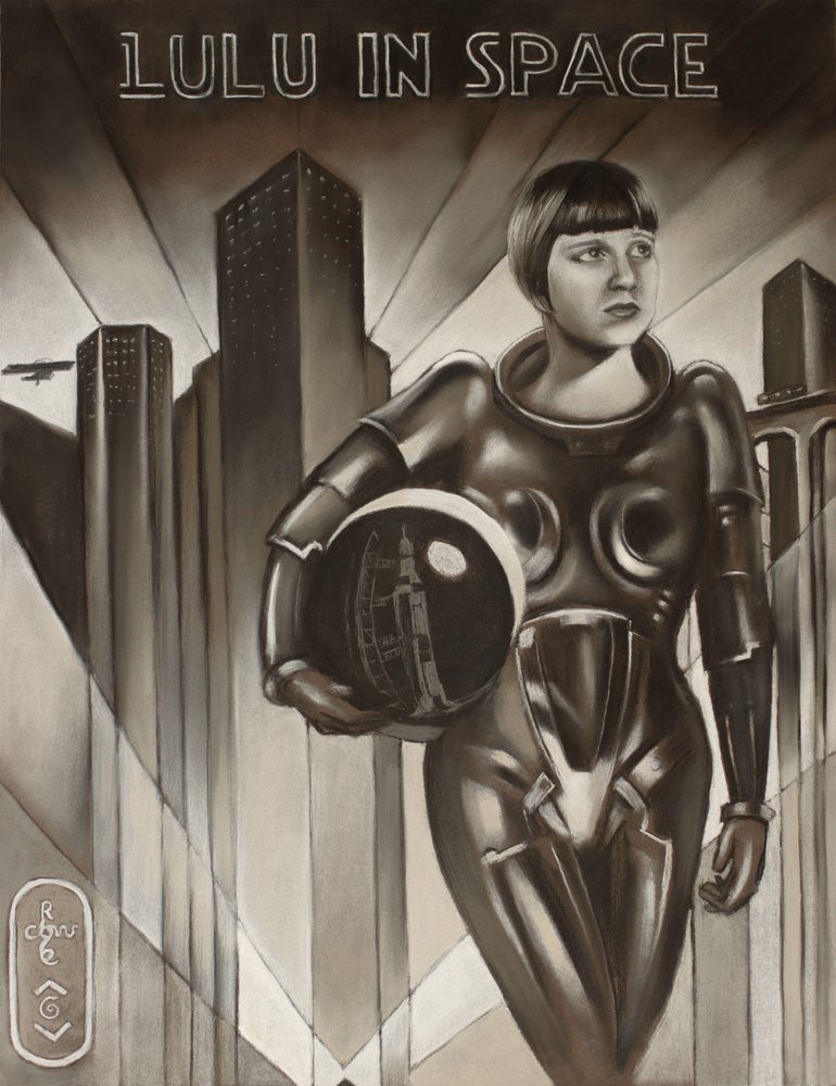 Astronauta della città Art Déco da Corné Akkers