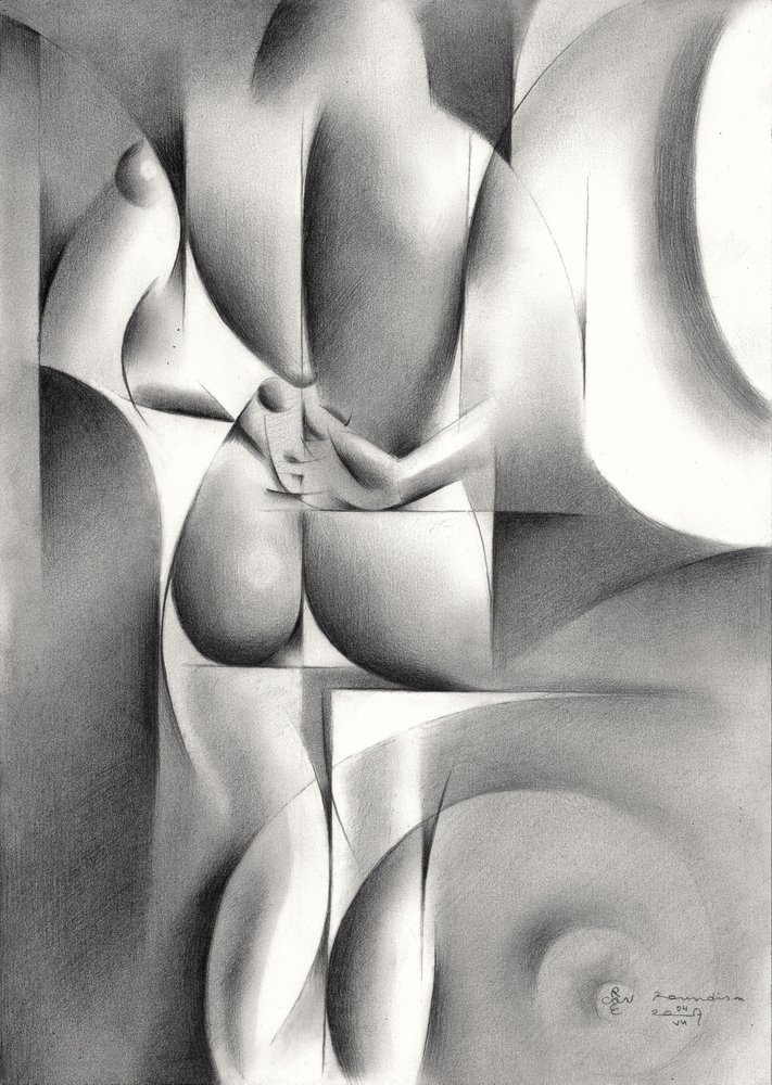 Elegante nudo geometrico da Corné Akkers