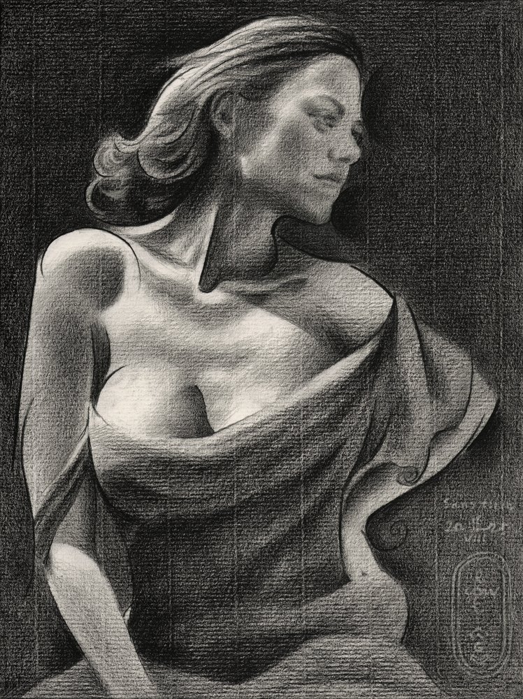 Ritratto di una donna elegante da Corné Akkers