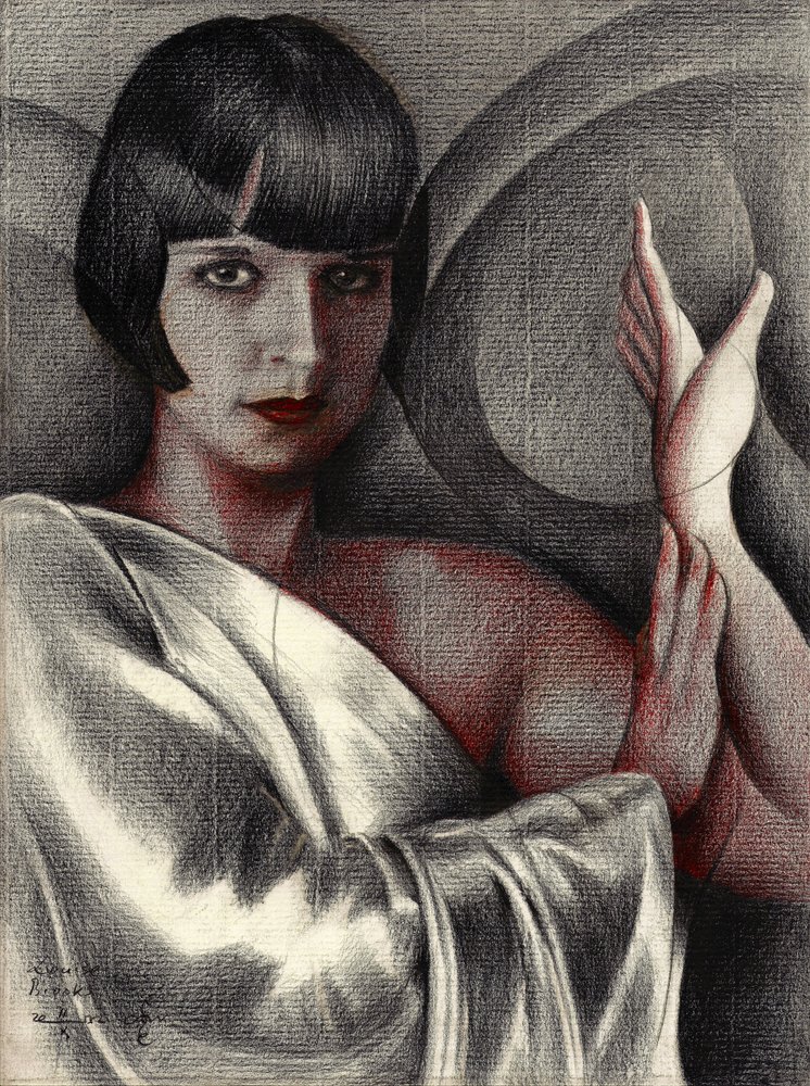 Donna elegante con labbra rosse da Corné Akkers