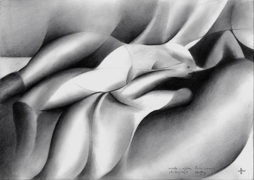 Studio di una figura in movimento da Corné Akkers