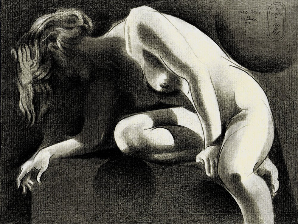 Nudo pensieroso nell