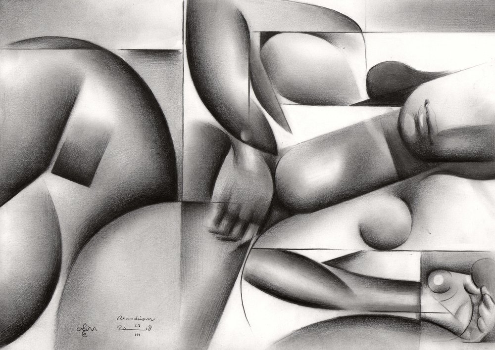 Figura geometrica sensuale da Corné Akkers