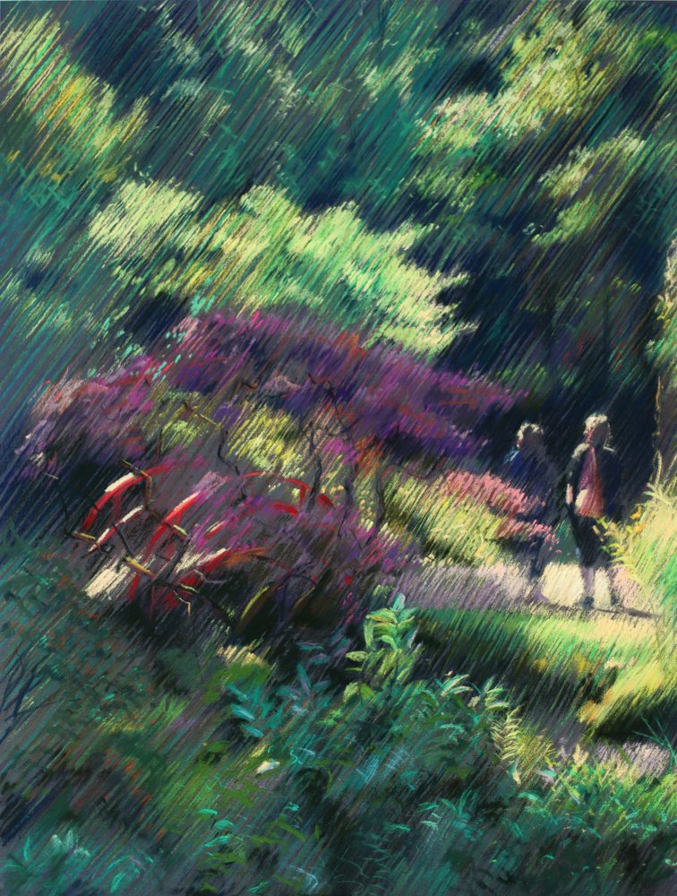 Una passeggiata in un giardino rigoglioso da Corné Akkers