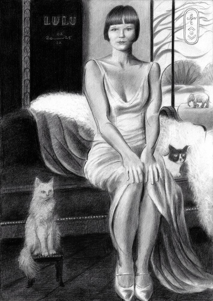 Glamour vintage con i gatti da Corné Akkers