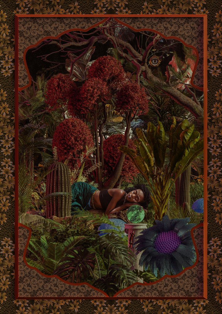 Giardino fantastico della donna addormentata da CosmoZach