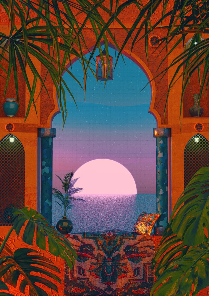 Arco del tramonto tropicale da CosmoZach
