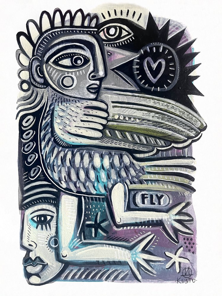 Figura alata dell