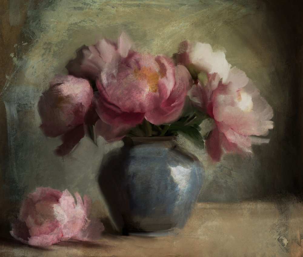 Peonie rosa da Dan Hobday