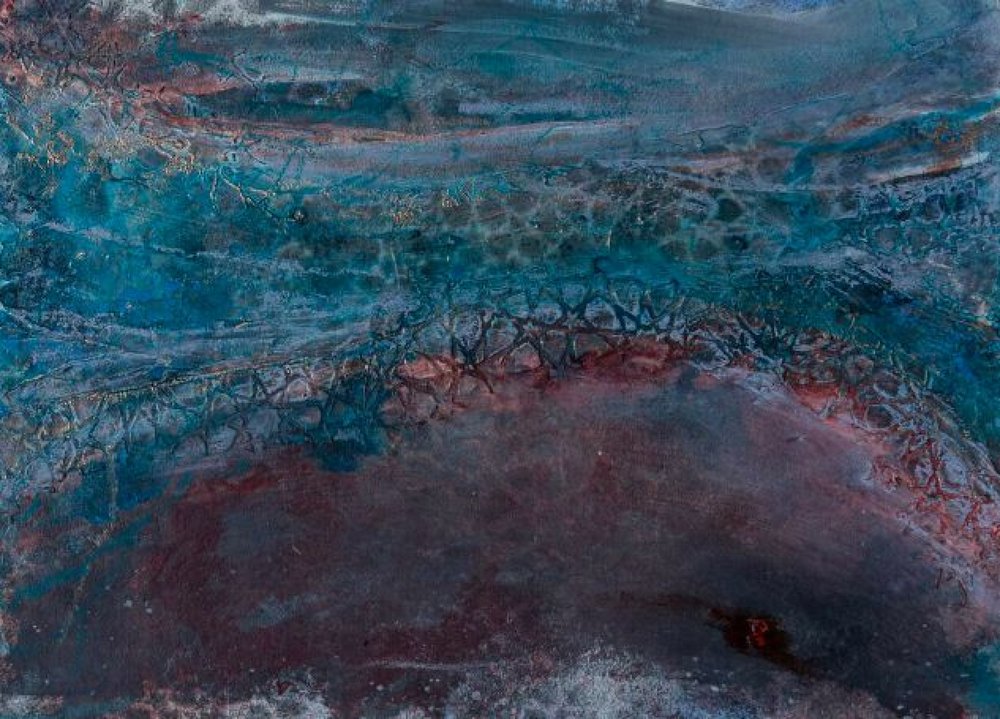 Profondità blu incrinate da Deb Chaney