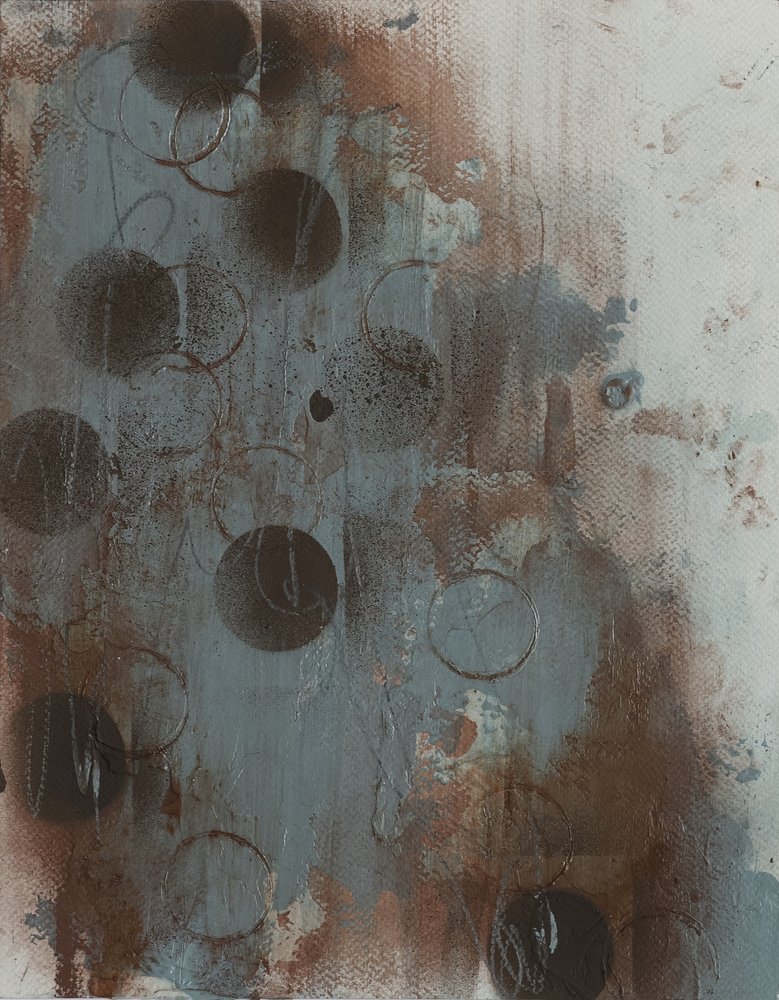 Circolo astratto in stile vintage da Deb Chaney