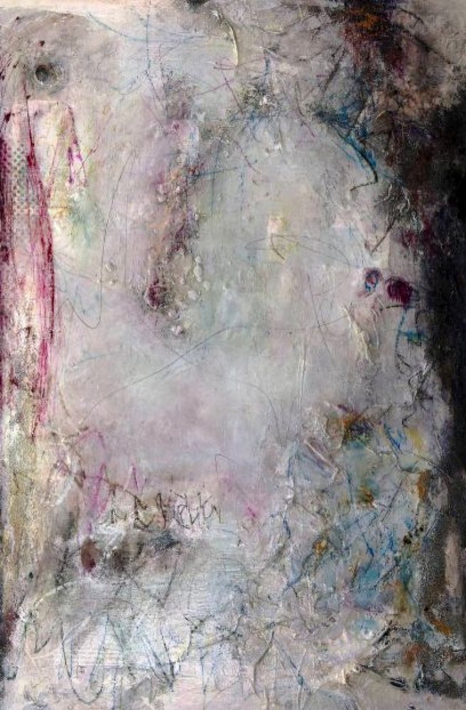 Astratto rosa e blu di grande effetto da Deb Chaney