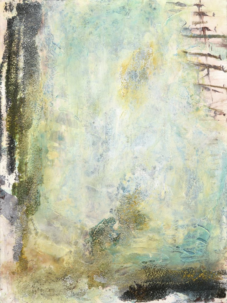 Astratto verde etereo da Deb Chaney
