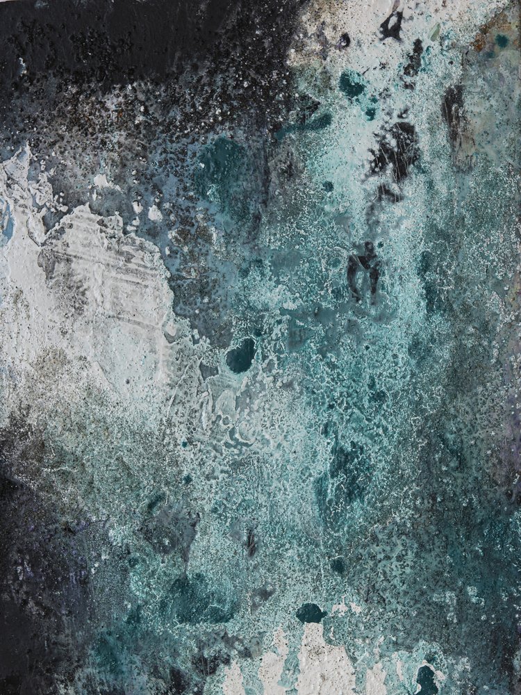 Texture di color verde acqua ghiacciato da Deb Chaney