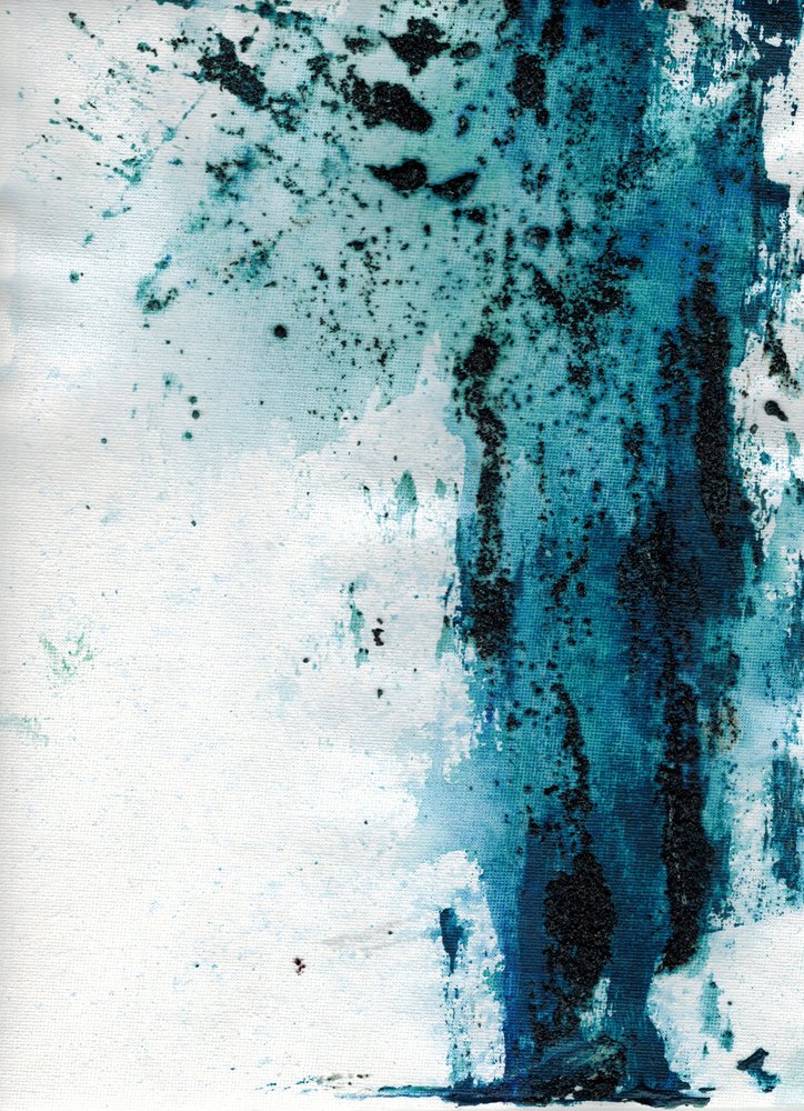 Misterioso astratto blu da Deb Chaney