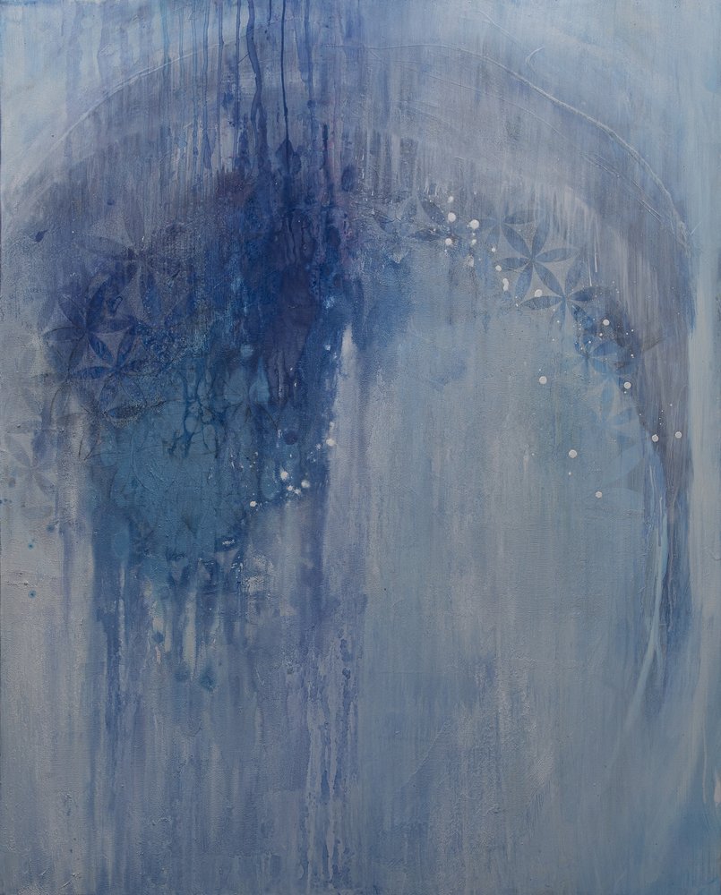 Geometria sacra blu da Deb Chaney