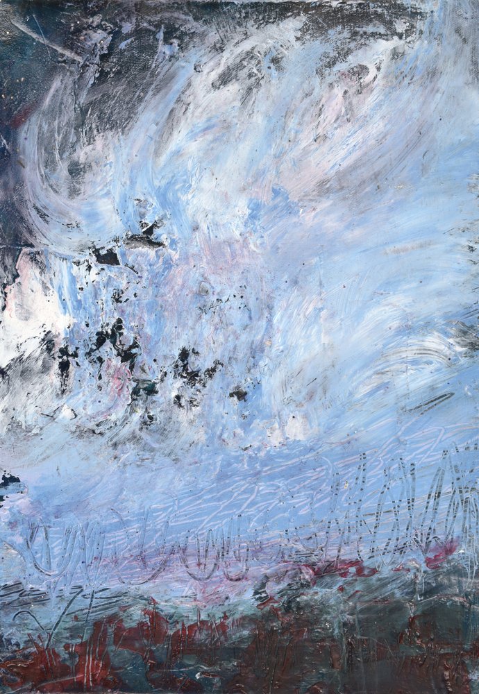 Paesaggio astratto tempestoso da Deb Chaney