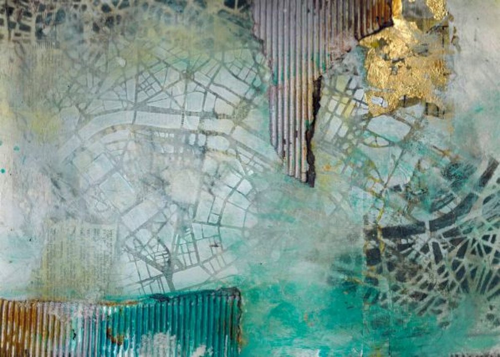 Mappa della città "Teal Gold" da Deb Chaney