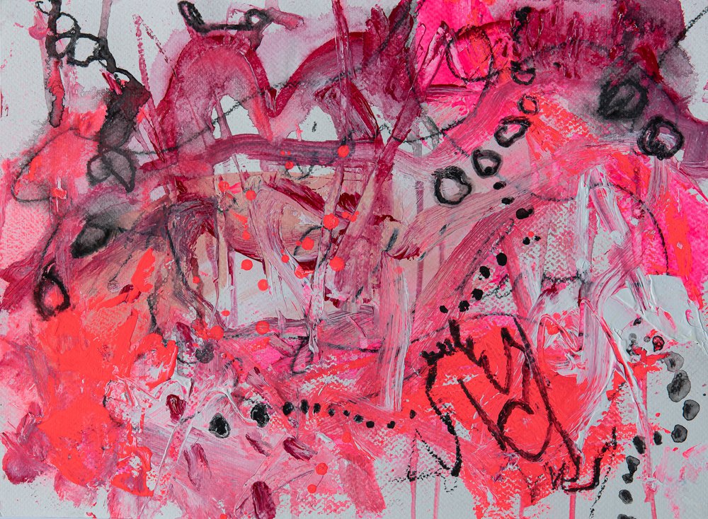 Rosa vivace - Astratto da Deb Chaney