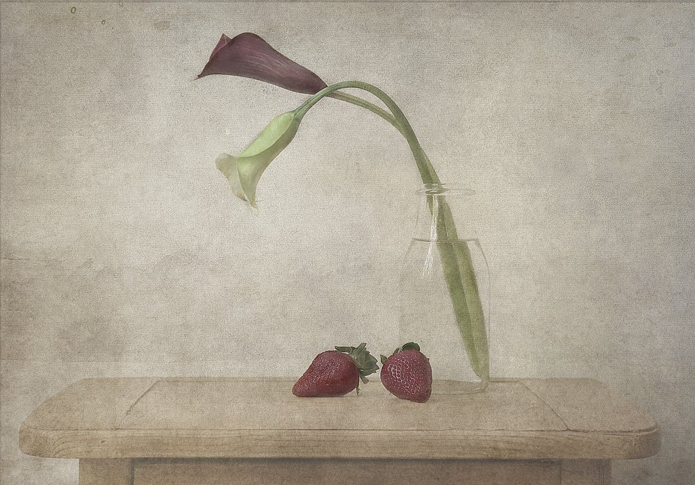Calla e fragole da Deborah Gugeri
