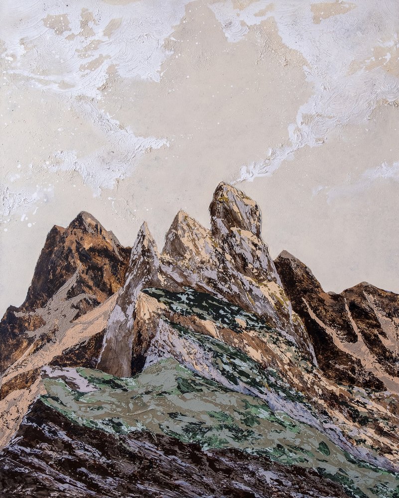 Montagne dalle texture terrose da Denise Quah