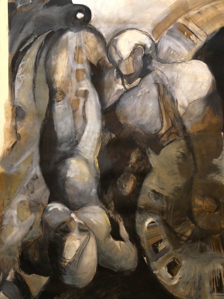 Forme umane astratte da Doris Schmitz