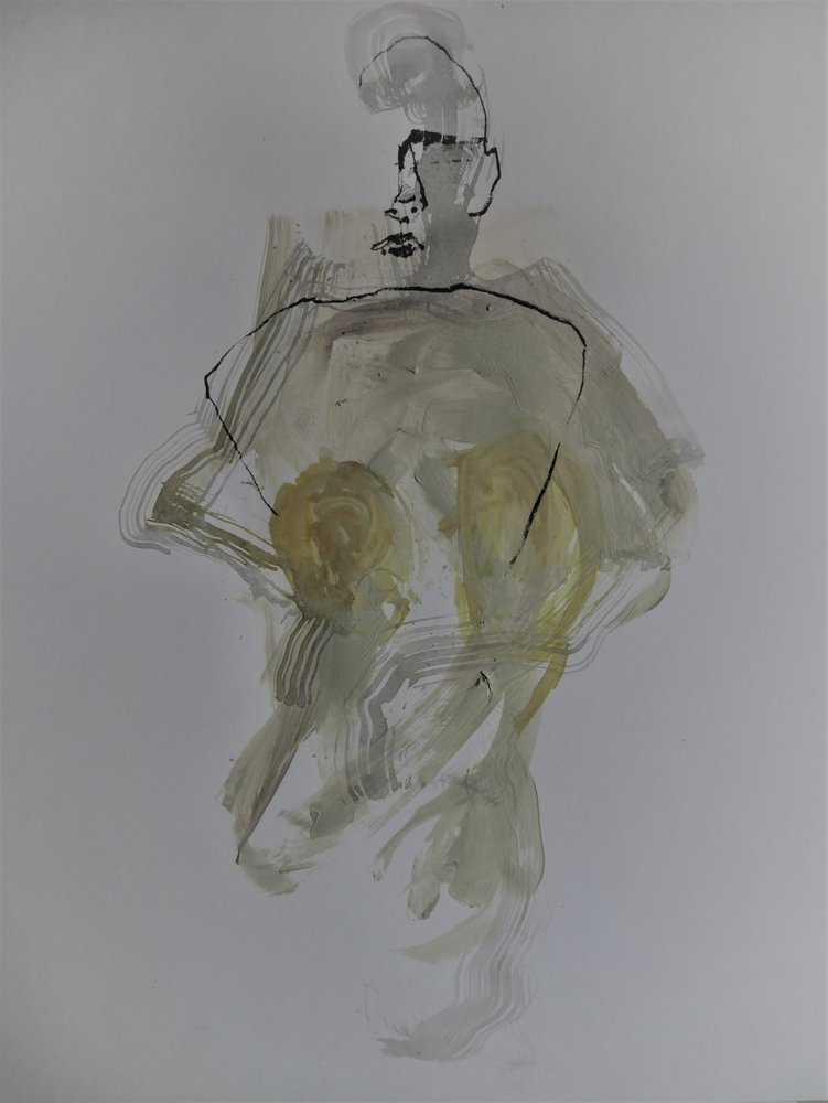 Figura nuda astratta da Doris Schmitz
