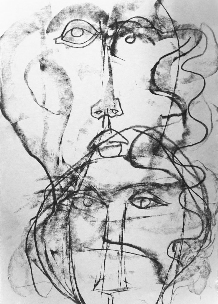 Abstract: Volti sovrapposti da Doris Schmitz