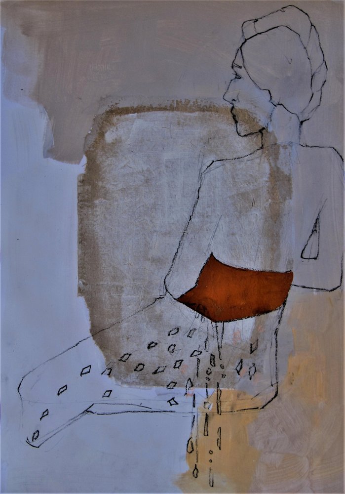 Donna seduta (abstract) da Doris Schmitz