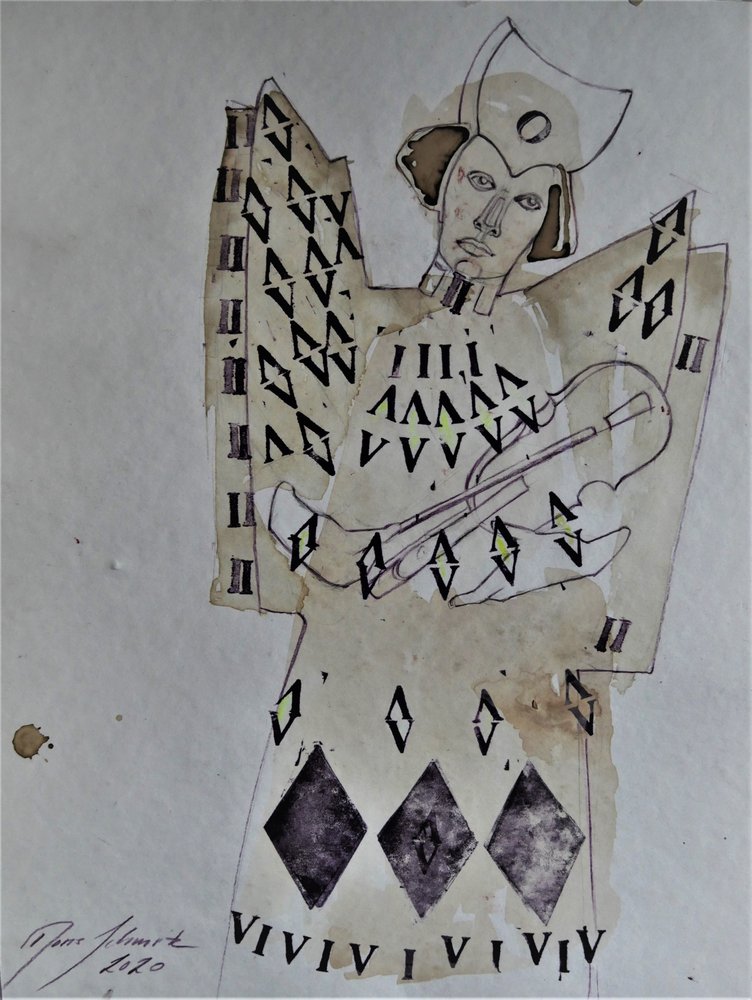 Musicista angelico e geometrico da Doris Schmitz