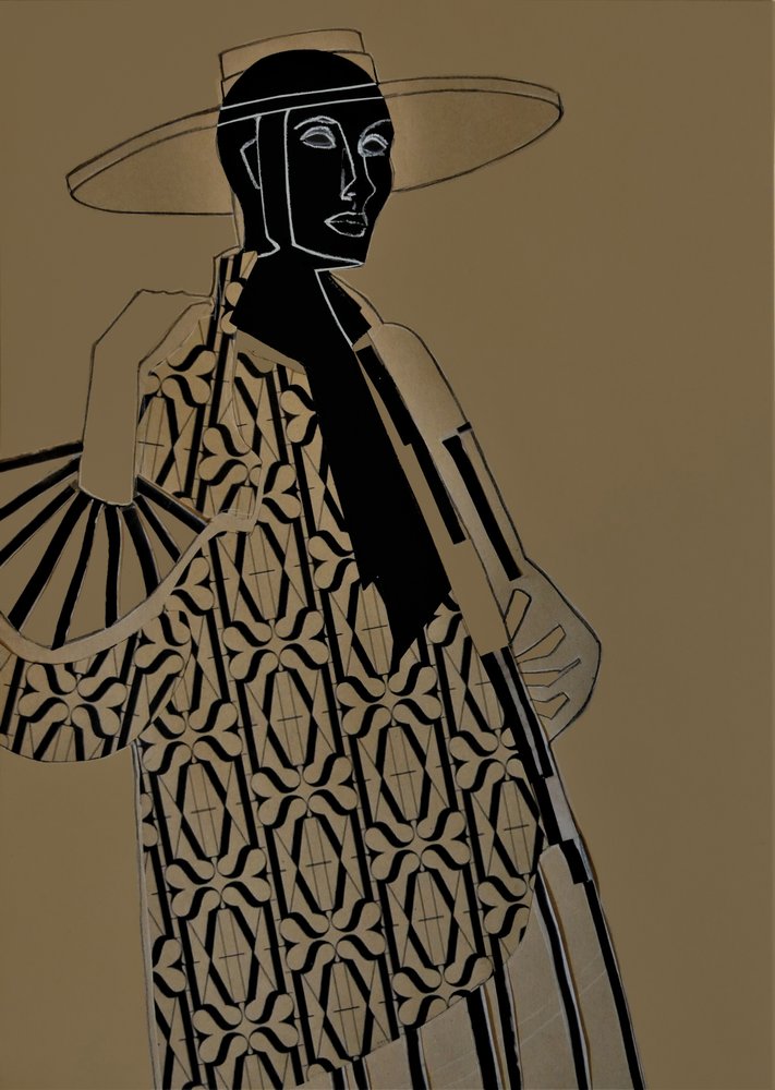 Donna alla moda in stile Art Déco da Doris Schmitz