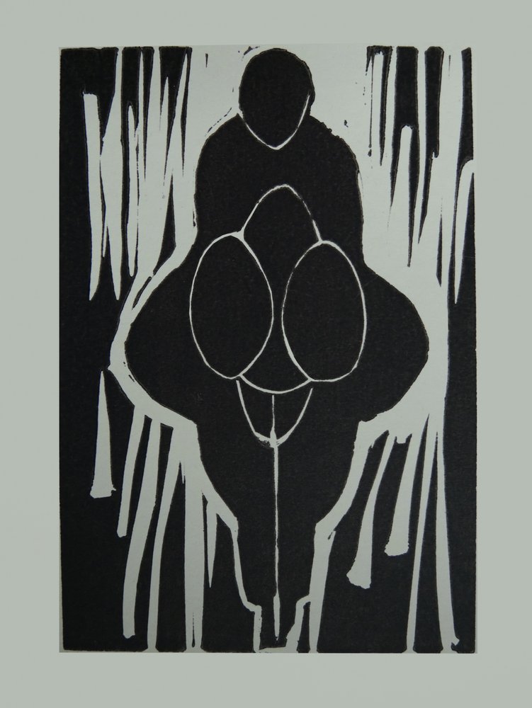 Figura astratta in grassetto da Doris Schmitz