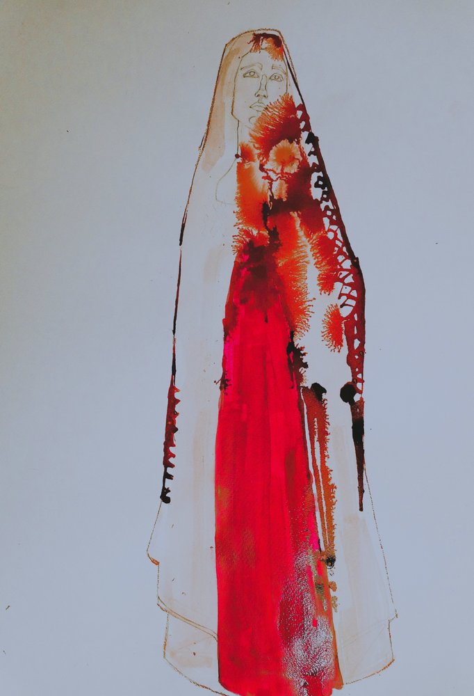 Madonna rosso vivo da Doris Schmitz
