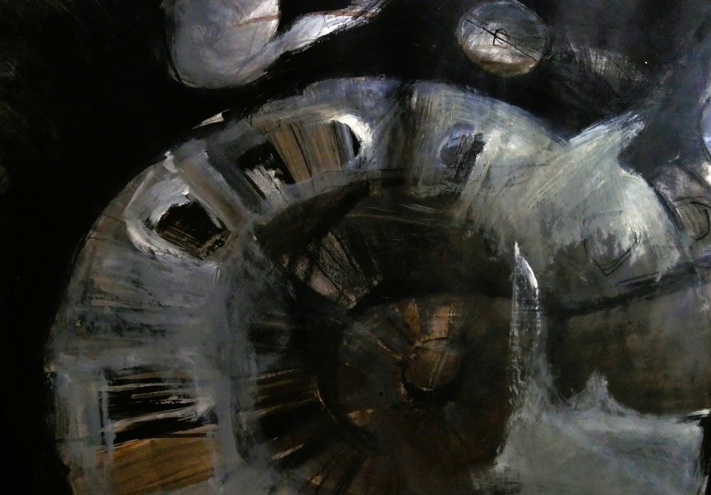 Vortice astratto scuro da Doris Schmitz