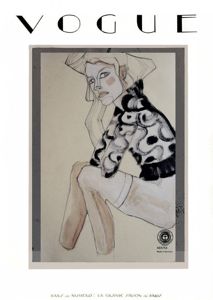 Elegante illustrazione di moda da Doris Schmitz